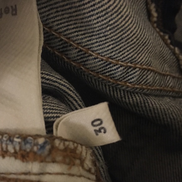 NWT REFORMATION Straight Leg Back Zip Jeans, sz 30 - Picture 6 of 6